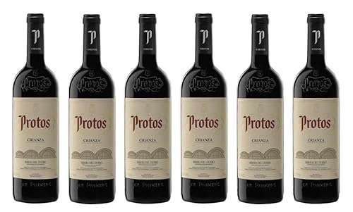 6x 0,75l - Bodegas Protos - Crianza - Ribera del Duero D.O.P. - Spanien - Rotwein trocken von Bodegas Protos