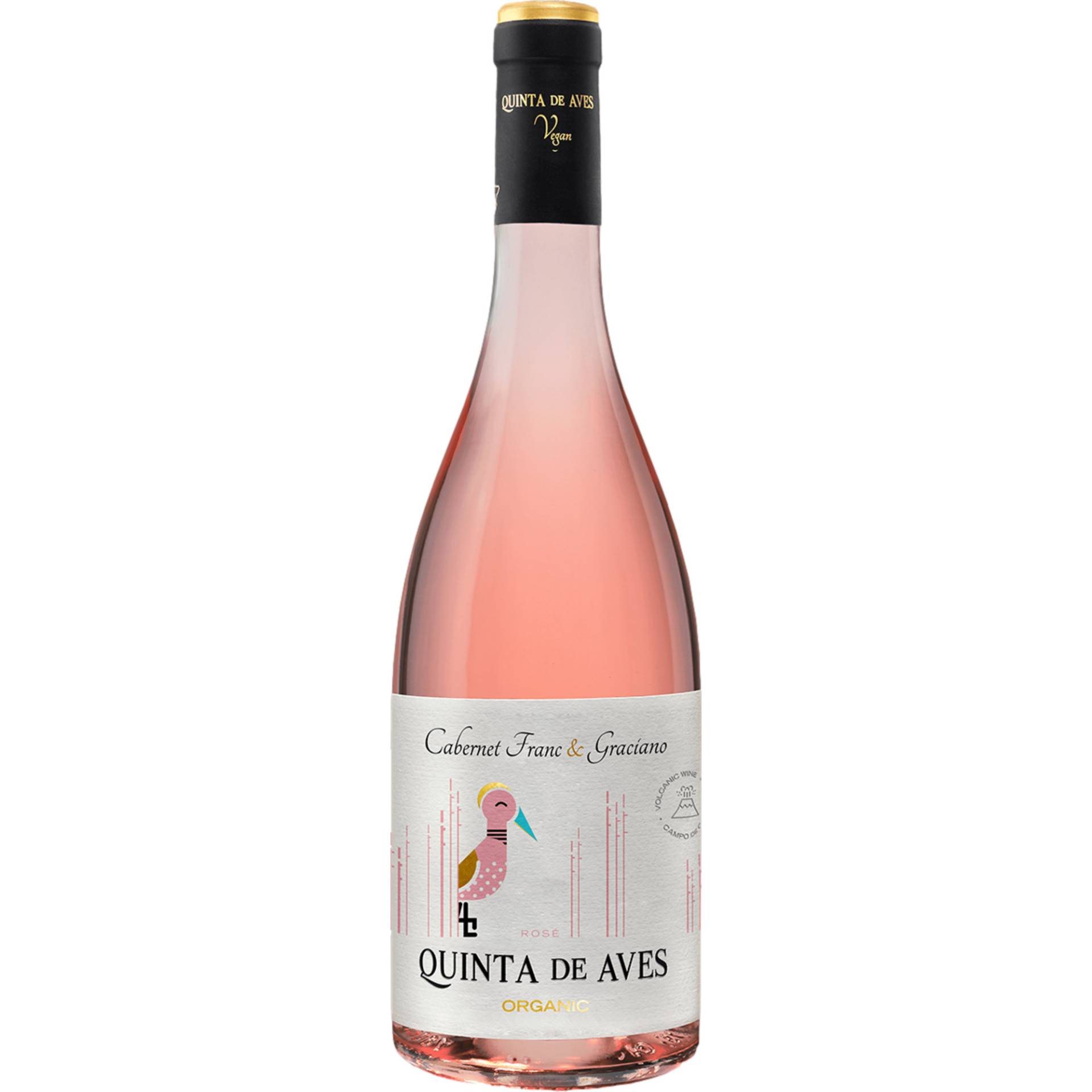 Quinta de Aves Rosé Bio, Vino de la Tierra Castilla, Kastilien - La Mancha, 2023, Roséwein von Bodegas Quinta de Aves S.L. Ciudad Real - Espana