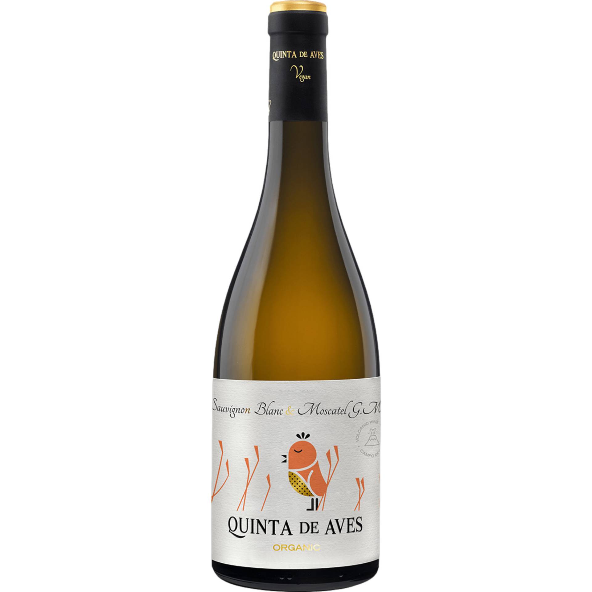 Quinta de Aves Sauvignon Blanc & Moscatel Bio, Vino de la Tierra, Rioja, 2023, Weißwein von Bodegas Quinta de Aves S.L. Ciudad Real - Espana