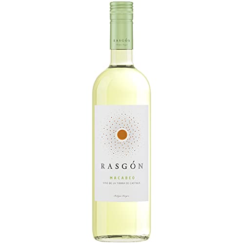 Rasgon Macabeo Weißwein Wein halbtrocken Spanien von Bodegas Rasgon