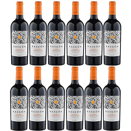Rasgon Reserva Tempranillo Rotwein Wein trocken Spanien (12 Flaschen) von Bodegas Rasgon