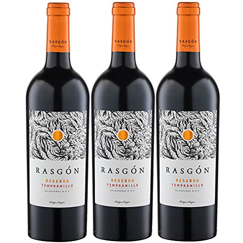 Rasgon Reserva Tempranillo Rotwein Wein trocken Spanien (3 Flaschen) von Bodegas Rasgon