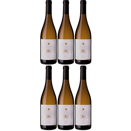 Bodegas Ribas Blanc Weißwein Wein trocken Bio Mallorca Spanien I Visando Paket (6 Flaschen) von Bodegas Ribas