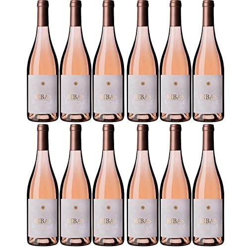 Bodegas Ribas Rosat Roséwein Wein trocken Bio Mallorca Spanien I Visando Paket (12 Flaschen) von Bodegas Ribas