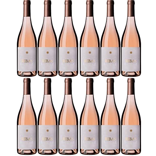 Bodegas Ribas Rosat Roséwein Wein trocken Bio Mallorca Spanien I Visando Paket (12 Flaschen) von Bodegas Ribas