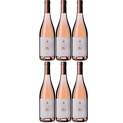 Bodegas Ribas Rosat Roséwein Wein trocken Bio Mallorca Spanien I Visando Paket (6 Flaschen) von Bodegas Ribas