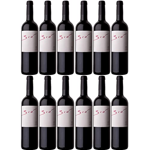 Bodegas Ribas Sio Negre Magnum Rotwein Wein trocken Bio Mallorca Spanien I Visando Paket (12 Flaschen) von Bodegas Ribas