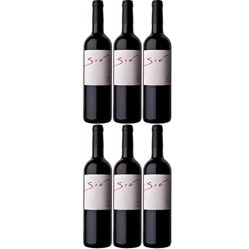 Bodegas Ribas Sio Negre Magnum Rotwein Wein trocken Bio Mallorca Spanien I Visando Paket (6 Flaschen) von Bodegas Ribas