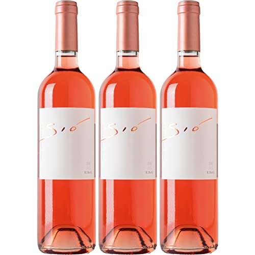 Bodegas Ribas Sio Rosat Roséwein Wein trocken Bio Mallorca Spanien I Visando Paket (3 Flaschen) von Bodegas Ribas