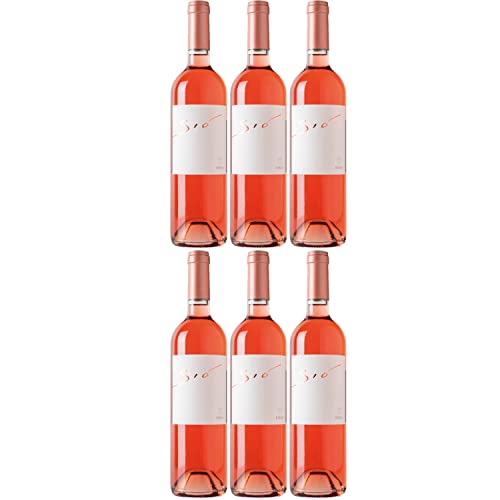 Bodegas Ribas Sio Rosat Roséwein Wein trocken Bio Mallorca Spanien I Visando Paket (6 Flaschen) von Bodegas Ribas