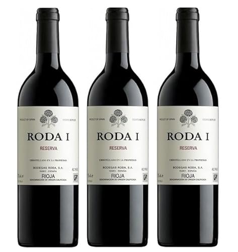 3x 0,75l - 2019er - Bodegas Roda - Roda I - Reserva - Rioja D.O.Ca. - Spanien - Rotwein trocken von Bodegas Roda
