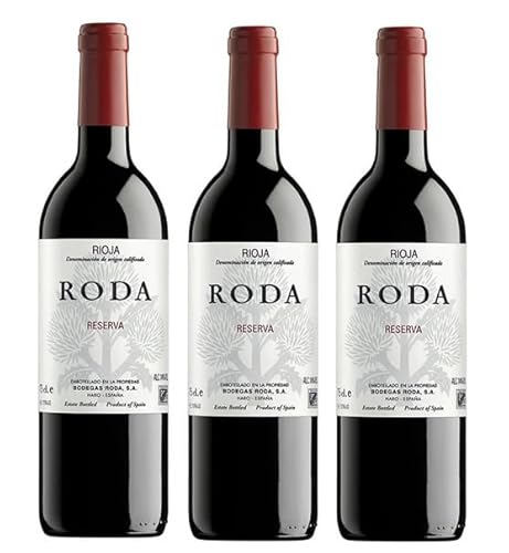 3x 0,75l - 2021er - Bodegas Roda - Roda Reserva - Rioja D.O.Ca. - Spanien - Rotwein trocken 3x 0,75l - 2021er - Bodegas Roda - Roda Reserva - Rioja D.O.Ca. - Spanien - Rotwein trocken von Bodegas Roda