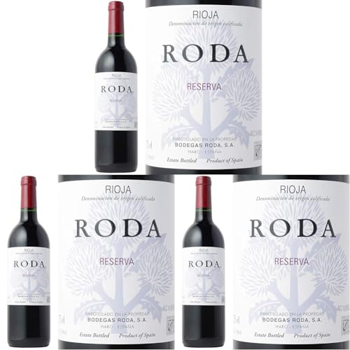 Bodegas Roda Reserva Rioja Rotwein trocken (1 x 0.75 l) (Packung mit 3) von Bodegas Roda