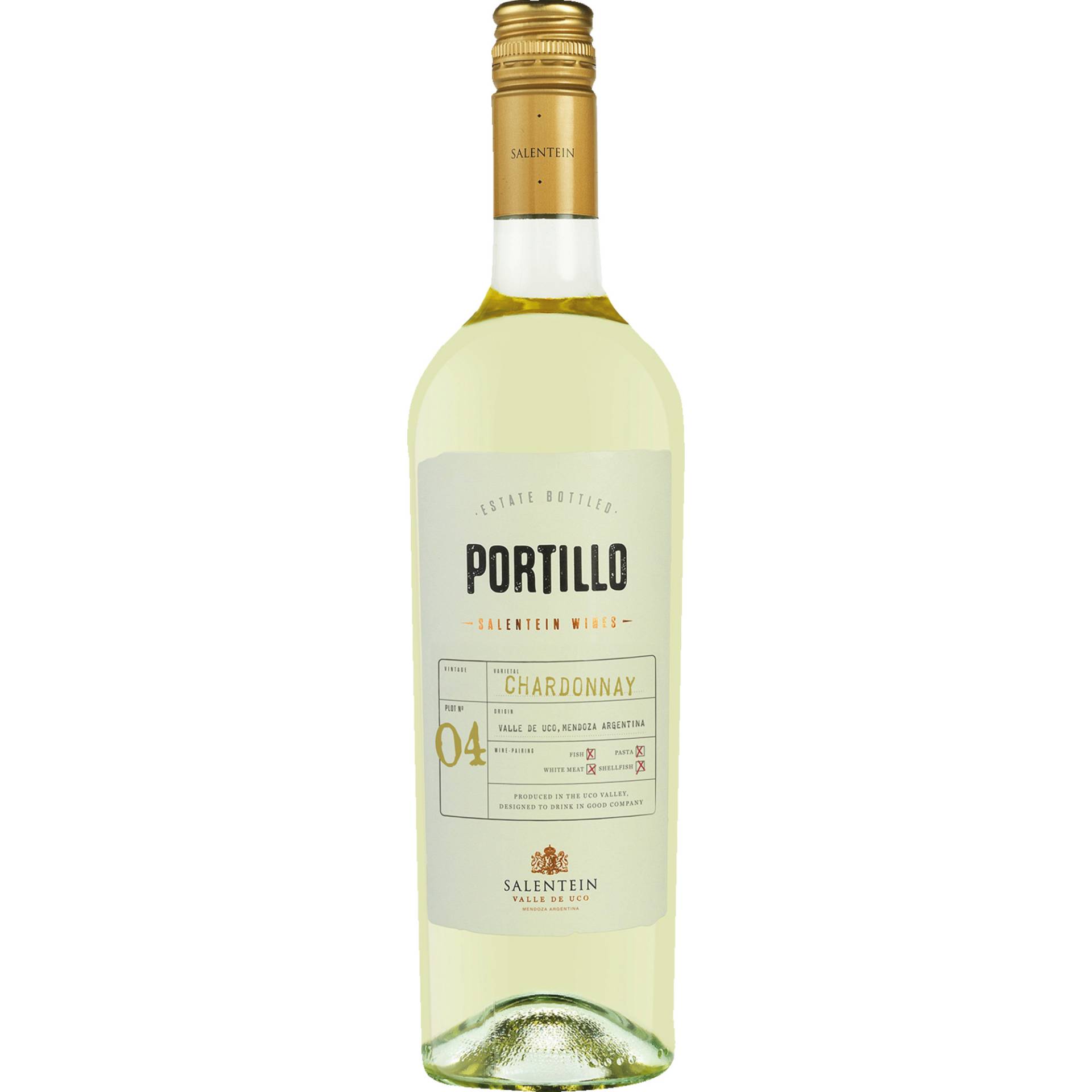 Portillo Chardonnay, Mendoza, Mendoza, 2022, Weißwein von Bodegas Salentein, Ruta 89 y Elias Videla s/n - Los Arboles, Mendoza, Argentina / M.P. WINES/3862RA/5/NIJKERK/NL