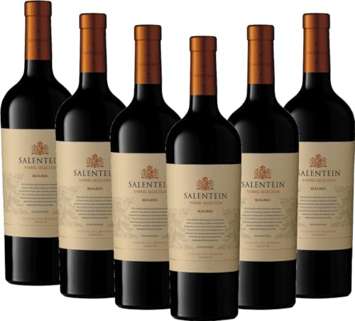 Barrel Selection Malbec Bodegas Salentein Rotwein 6 x 0,75l VINELLO - 6 x Weinpaket inkl. kostenlosem VINELLO.weinausgießer von Bodegas Salentein