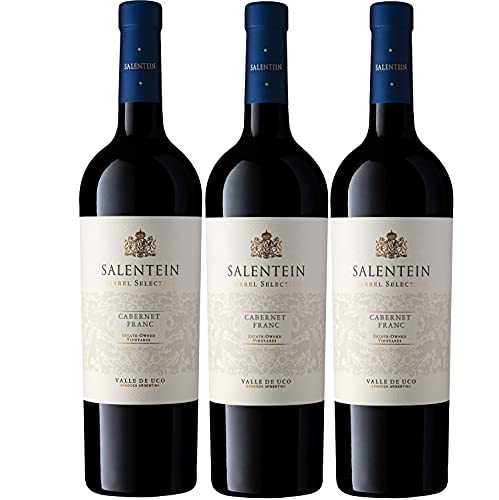 Bodegas Salentein Barrel Selection Cabernet Franc Rotwein Wein trocken Argentinien I Versanel Paket (3 Flaschen) von Salentein