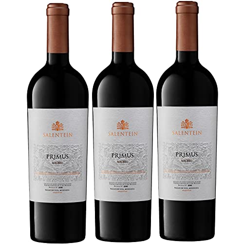 Bodegas Salentein Primus Malbec Rotwein Wein trocken Argentinien (3 Flaschen) von Salentein