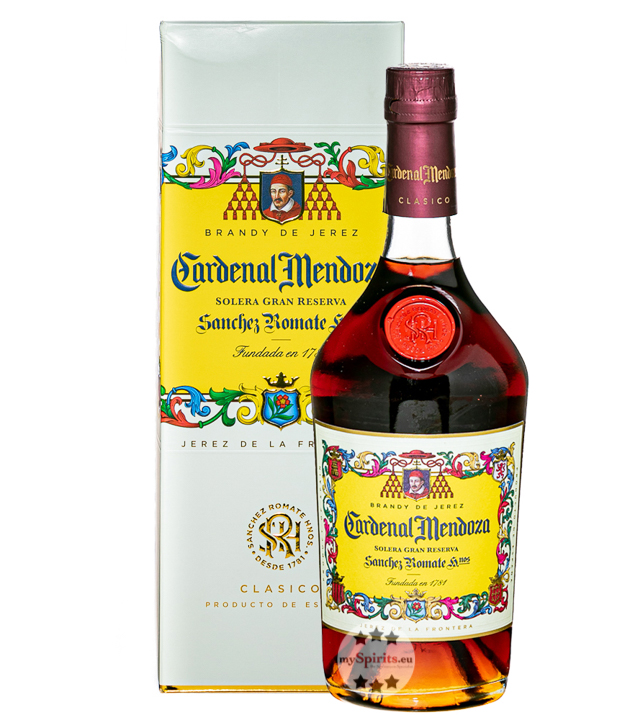 Cardenal Mendoza Solera Gran Reserva Brandy de Jerez (40 % Vol., 0,7 Liter) von Bodegas Sánchez Romate