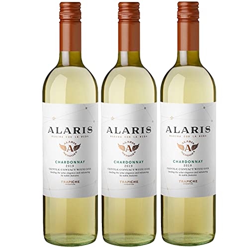 Bodegas Trapiche Alaris Chardonnay Weißwein Wein trocken Argentinien (3 Flaschen) von Bodegas Trapiche