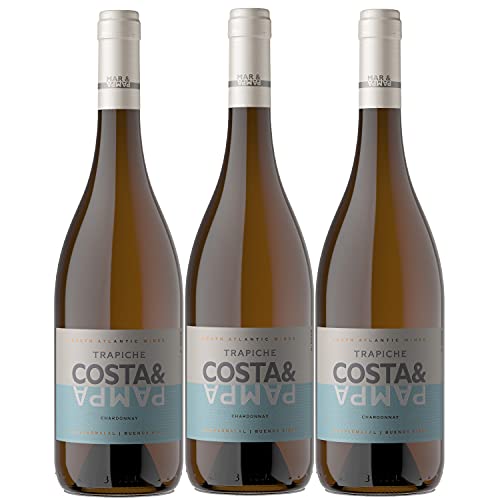 Bodegas Trapiche Costa & Pampa Chardonnay Weißwein Wein trocken Argentinien (3 Flaschen) von Bodegas Trapiche