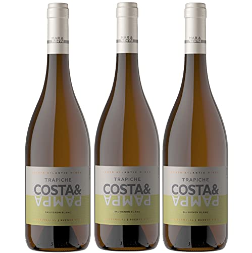 Bodegas Trapiche Costa & Pampa Sauvignon Blanc Weißwein Wein trocken Argentinien (3 Flaschen) von Bodegas Trapiche