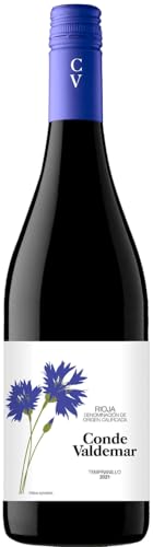 Conde Valdemar - Tempranillo Rioja DOC 2021 (1 x 0.75L Flasche) von Bodegas Valdemar