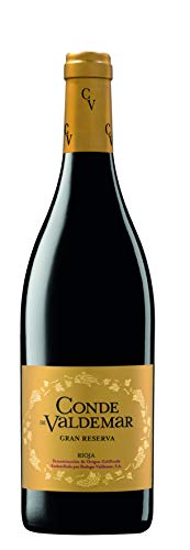 Rioja Gran Reserva Conde de Valdemar DO 2012 von Bodegas Valdemar (1x0,75l), trockener spanischer Rotwein aus Rioja von Bodegas Valdemar