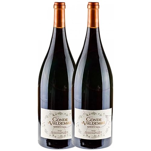 Valdemar Conde de Valdemar Rioja Reserve Magnum-Flasche 1,5 L (Schachtel mit 2 Magnum-Flasche von 1,5 L) von Bodegas Valdemar