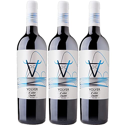 Bodegas Volver 4 Meses Cencibel Vdt Castilla Rotwein Wein trocken Spanien (3 Flaschen) von Bodegas Volver