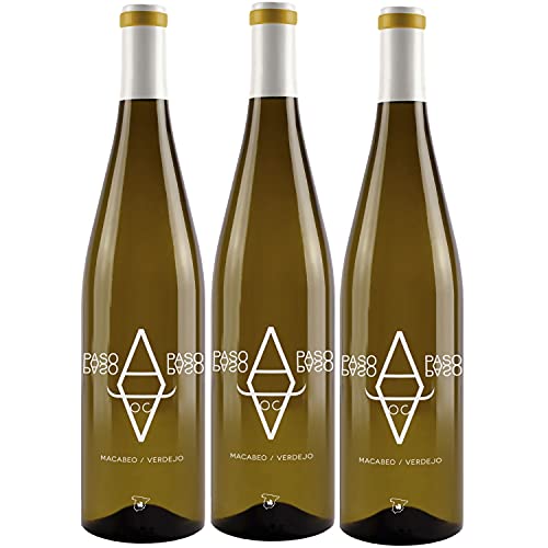Bodegas Volver Paso a Paso Macabeo-Verdejo Weißwein Wein trocken Spanien (3 Flaschen) von Volver
