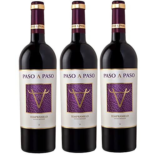 Bodegas Volver Paso a Paso Tinto Tempranillo Rotwein Wein trocken Spanien (3 Flaschen) von Bodegas Volver