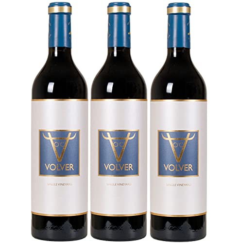 Bodegas Volver Single Vineyard Volver La Mancha DO Rotwein Wein trocken Spanien (3 Flaschen) von Volver