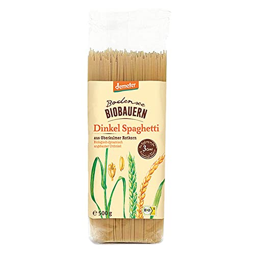 Bodensee Biobauern Spaghetti, Dinkel hell, 500g von Bodensee Biobauern