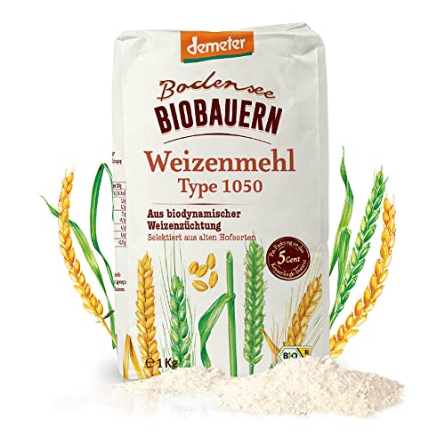 Bodensee Biobauern Weizenmehl, Type 1050, 1Kg Bodensee Biobauern Weizenmehl, Type 1050, 1Kg von Bodensee Biobauern