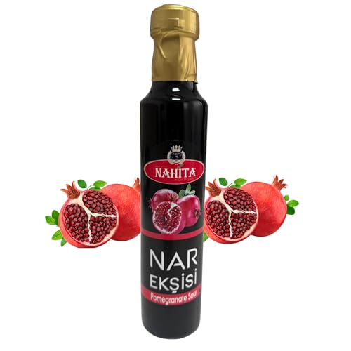 340g Granatapfelsirup – 100% Reiner Granatapfel Essenz aus türkischen Granatäpfeln | Natürlich, Vegan & Ohne Zusatzstoffe | Traditionell Hergestellt – Perfekt für Salate & Saucen von Bodesa Valore