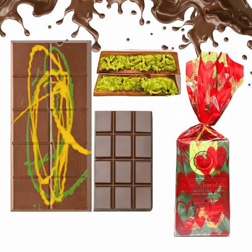 200 g + 60 g Dubai Schokolade Set | Pistaziencreme Dubai Schokolade Pistazien | Handmade Dubai Schokolade kaufen | Die Dubai Schokolade (200 g + 60 g Dubai Schokolade Set) von Bodesa Valore