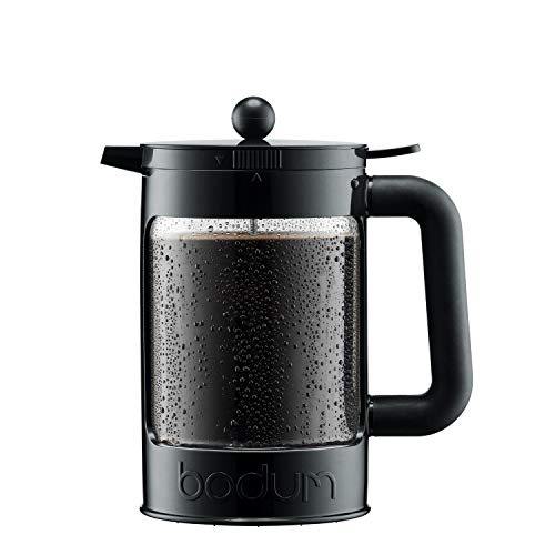 Bodum k11683 – 01 Bean Kaffeebereiter Eiskaffee Kunststoff schwarz 12,5 x 20 x 22,7 cm 1,5 l von Bodum