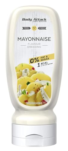 Body Attack Grill Sauce Mayonnaise 2x 320ml / 2x 32 Portionen, perfekt für Grillgut und Salate, vegan, kalorienarm, Made in Germany Body Attack Grill Sauce Mayonnaise 2x 320ml / 2x 32 Portionen, perfekt für Grillgut und Salate, vegan, kalorienarm, Made in Germany von Body Attack Sports Nutrition