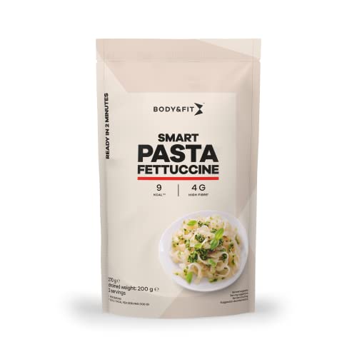 Smart Pasta Fettuccine - Frei von Kohlenhydraten, Fett, Zucker und Gluten - 275 gramm von Body & Fit