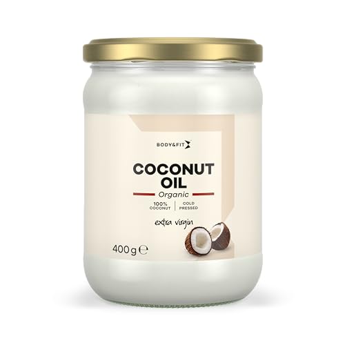 Body & Fit Biologisches Kokosöl extra virgin Naturell 400 gramm von Body & Fit
