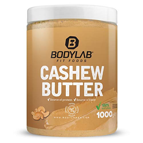 Bodylab24 100% Cashew Butter 1000g / Cashewbutter ohne Zusatzstoffe / aus gerösteten Cashewkernen von Bodylab24