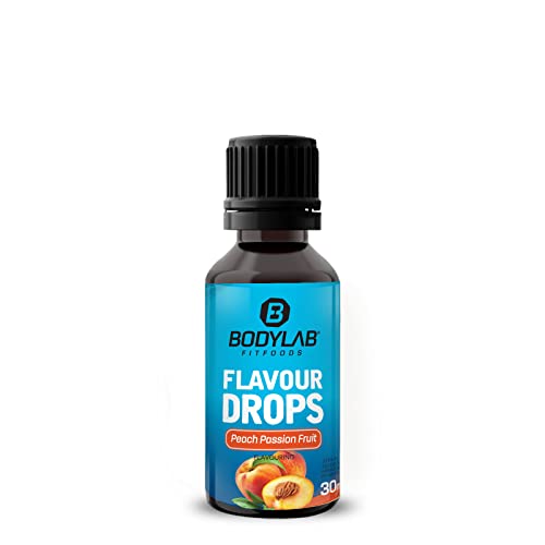 Bodylab24 Flavour Drops 30ml Pfirsich-Maracuja, Kalorienfreie, Zuckerfreie & Fettfreie Aroma-Tropfen, Flavdrops zum Süßen von Lebensmitteln, Kaffee Sirup, Geschmackstropfen ohne Künstliche Farbstoffe Bodylab24 Flavour Drops 30ml Pfirsich-Maracuja, Kalorienfreie, Zuckerfreie & Fettfreie Aroma-Tropfen, Flavdrops zum Süßen von Lebensmitteln, Kaffee Sirup, Geschmackstropfen ohne Künstliche Farbstoffe von Bodylab24