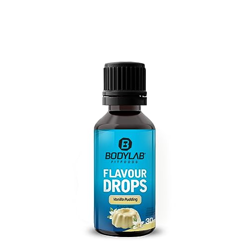 Bodylab24 Flavour Drops 30ml Vanillepudding, Kalorienfreie, Zuckerfreie & Fettfreie Aroma-Tropfen, Flavdrops zum Süßen von Lebensmitteln, Kaffee Sirup, Geschmackstropfen ohne Künstliche Farbstoffe Bodylab24 Flavour Drops 30ml Vanillepudding, Kalorienfreie, Zuckerfreie & Fettfreie Aroma-Tropfen, Flavdrops zum Süßen von Lebensmitteln, Kaffee Sirup, Geschmackstropfen ohne Künstliche Farbstoffe von Bodylab24