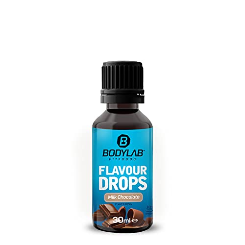Bodylab24 Flavour Drops 30ml Vollmilchschokolade, Kalorienfreie, Zuckerfreie & Fettfreie Aroma-Tropfen, Flavdrops zum Süßen von Lebensmitteln, Geschmackstropfen ohne Künstliche Farbstoffe Bodylab24 Flavour Drops 30ml Vollmilchschokolade, Kalorienfreie, Zuckerfreie & Fettfreie Aroma-Tropfen, Flavdrops zum Süßen von Lebensmitteln, Geschmackstropfen ohne Künstliche Farbstoffe von Bodylab24