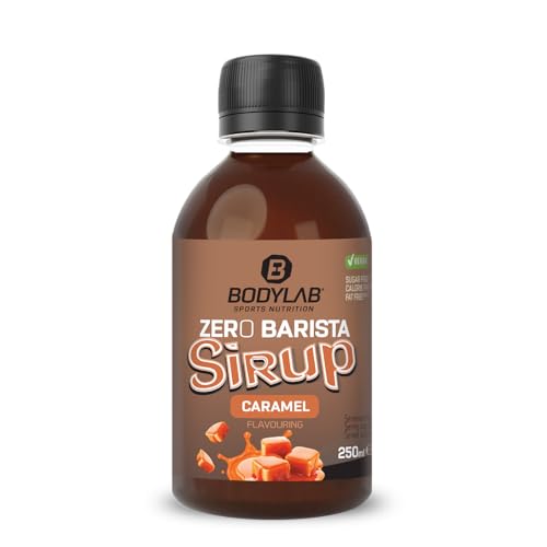 Bodylab24 Zero Barista Sirup Karamell 250ml, ohne Zucker* und Kalorien*, vegan, Geschmack und Süße für Kaffee und Co Bodylab24 Zero Barista Sirup Karamell 250ml, ohne Zucker* und Kalorien*, vegan, Geschmack und Süße für Kaffee und Co von Bodylab24