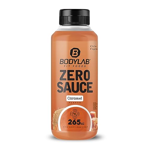 Bodylab24 Zero Sauce Karamell 265ml, kalorienarm, nur 3-9 kcal je 15g Portion, fett- und zuckerreduziert, perfekt zum Verfeinern von Gerichten, als Sauce oder Dressing, ideal für jede Diät von Bodylab24