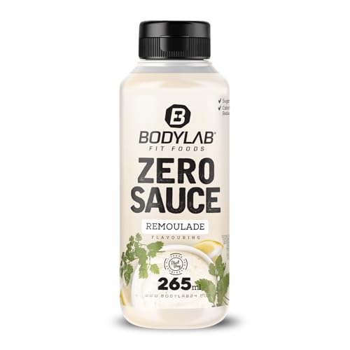Bodylab24 Zero Sauce Remoulade 265ml, kalorienarm, nur 3-9 kcal je 15g Portion, fett- und zuckerreduziert, perfekt zum Verfeinern von Gerichten, als Sauce oder Dressing, ideal für jede Diät von Bodylab24