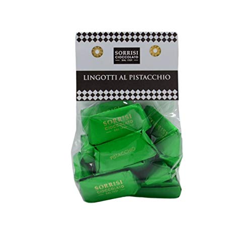 Boella & Sorrisi, Gianduiotti Pistazie, Weiße Praline mit Pistazie, aus Italien, 200 g Boella & Sorrisi, Gianduiotti Pistazie, Weiße Praline mit Pistazie, aus Italien, 200 g von Boella & Sorrisi Srl