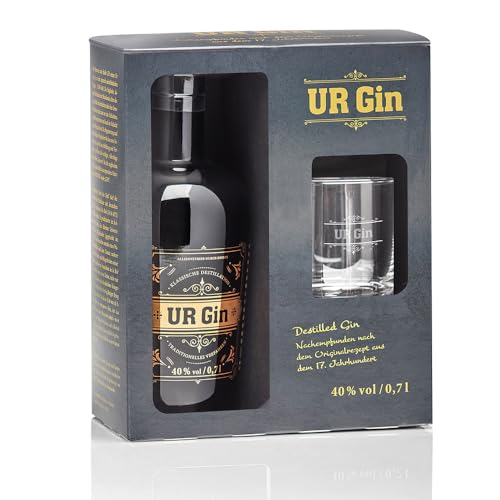 Boente Ur Gin mit Glas in Geschenkverpackung 0,7l 40% von Boente