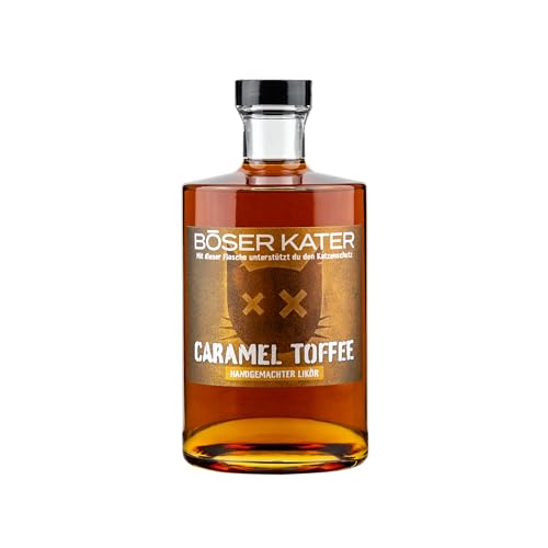 BÖSER KATER Caramel Toffee Likör | Handgemachter Karamelllikör mit feinen Toffee-Noten | Für den puren Genuss & für spannende Cocktails | Perfekte Geschenkidee | Vegan 0,5l 20% Vol. BÖSER KATER Caramel Toffee Likör | Handgemachter Karamelllikör mit feinen Toffee-Noten | Für den puren Genuss & für spannende Cocktails | Perfekte Geschenkidee | Vegan 0,5l 20% Vol. von Böser Kater